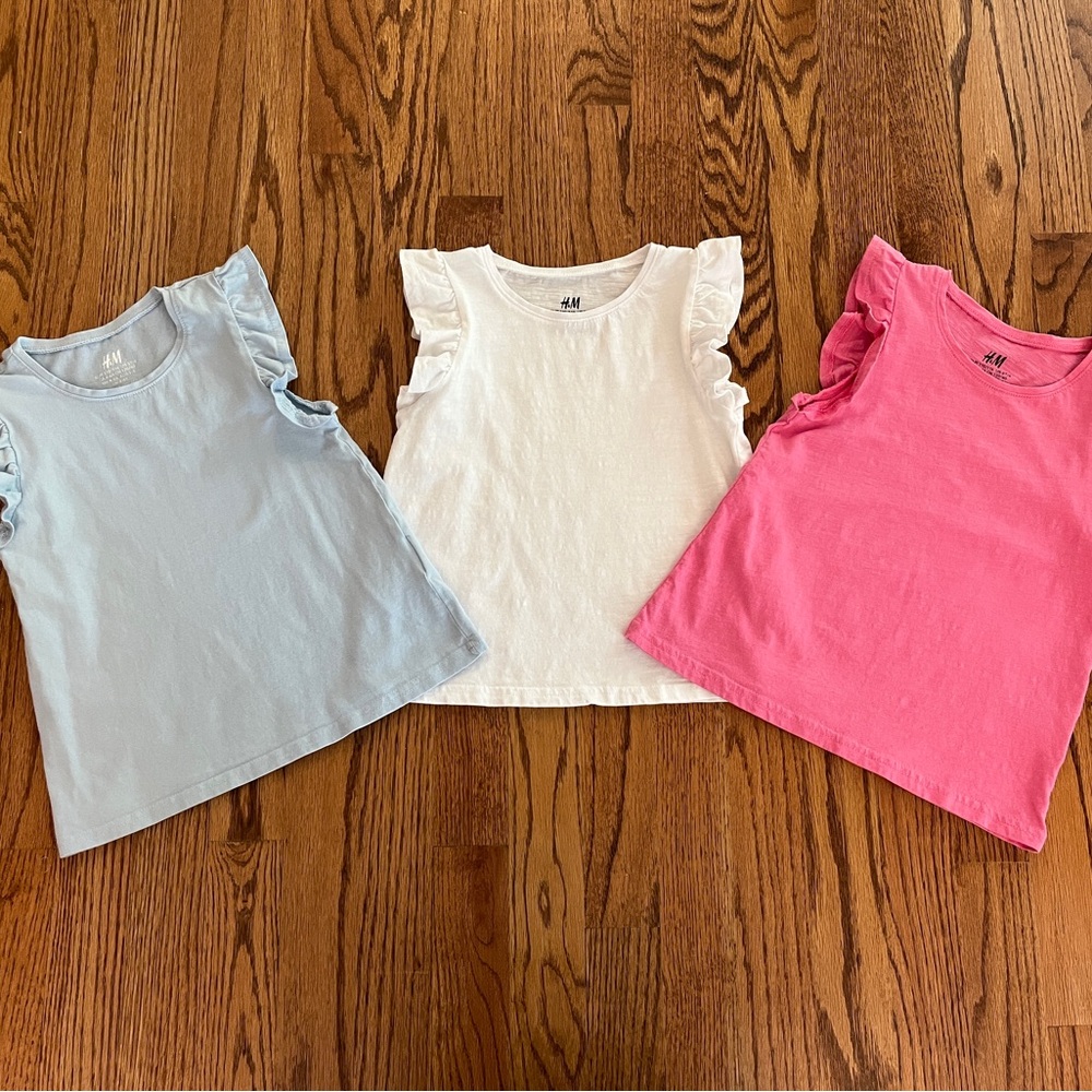 Set of 3 Flutter Sleeve Tees